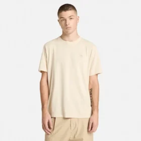 Dunstan River Kurzarm-T-Shirt für Herren, stückgefärbt
