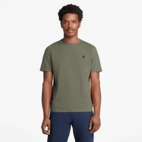 Dunstan River Kurzarm-T-Shirt für Herren, stückgefärbt