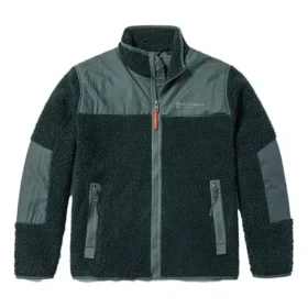 Earthkeepers by Raeburn High-Pile Wool Fleece Jacke «Balsam Green»