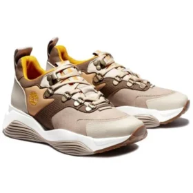Emerald Bay Mixed-Media Sneaker Braun