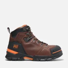 Endurance Ev Comp-Toe Arbeitsstiefel für Herren – Teakbraun/Orange