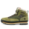 Euro Hiker Leder- und Stoff-Wanderschuh «Dark Green Nubuck»