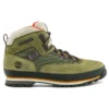 Euro Hiker Leder- und Stoff-Wanderschuh «Dark Green Nubuck»