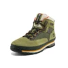 Euro Hiker Leder- und Stoff-Wanderschuh «Dark Green Nubuck»