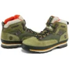 Euro Hiker Leder- und Stoff-Wanderschuh «Dark Green Nubuck»