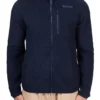 Fleece-Logo-Sweatshirt mit Taschen «Navy»