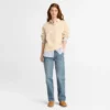 Gerade geschnittene Jeans-Hose für Damen Gerade geschnittene Jeans-Hose für Damen