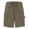 Gewaschene Heavy-Twill-Carpenter-Shorts «Olive Green»