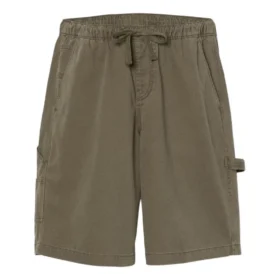 Gewaschene Heavy-Twill-Carpenter-Shorts «Olive Green»