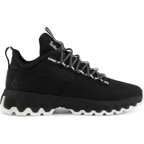 GreenStride Edge Low Sneaker «Schwarz Nubuck»