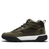 GreenStride Motion 6 Leder-Wanderstiefel «Dark Green»