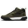 GreenStride Motion 6 Leder-Wanderstiefel «Dark Green»