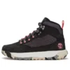 GreenStride Motion 6 Mid Wasserdichter Stiefel aus Stoff und Leder „Schwarz“