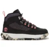 GreenStride Motion 6 Mid Wasserdichter Stiefel aus Stoff und Leder „Schwarz“