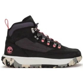 GreenStride Motion 6 Mid Wasserdichter Stiefel aus Stoff und Leder „Schwarz“