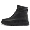 GreenStride Ray City 6-Inch Boot mit breiter Passform „Schwarz Full Grain“