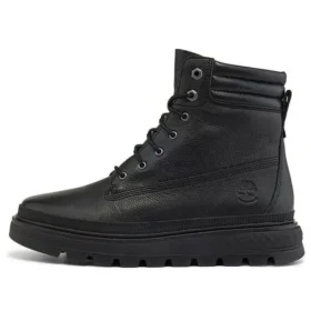 GreenStride Ray City 6-Inch Boot mit breiter Passform „Schwarz Full Grain“