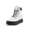 GreenStride Ray City wasserdichter Stiefel mit breiter Passform „Weiss Vollnarbe“