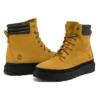 GreenStride Ray City Waterproof Wide Fit Stiefel «Weizen Full Grain»