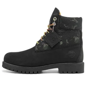 Heritage 6-Inch Boot «Schwarzes Nubukleder mit Camouflage»