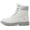 Heritage 6-Inch Boot „Weisses Nubuk und Silber“