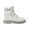Heritage 6-Inch Boot „Weisses Nubuk und Silber“
