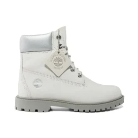 Heritage 6-Inch Boot „Weisses Nubuk und Silber“