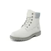 Heritage 6-Inch Boot „Weisses Nubuk und Silber“