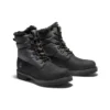 Heritage 6-Inch Premium Puffer-Wasserdichte Stiefel «Schwarz mit schwarzem Fell»