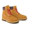 Heritage 6-Inch-Wasserdichte Stiefel „Weizen Nubuck mit Pink-Teal-Karomuster“