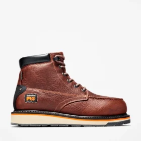 Herren-Arbeitsstiefel Gridworks 6-Inch Boot mit Zehenschutzkappe aus Metall – Braun