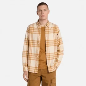 Herren-Flanell-Hemd mit Karomuster, mittelschwer