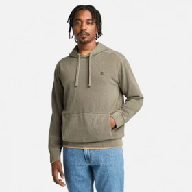 Herren-Hoodie «Merrymack River» im Garment-Dye-Look
