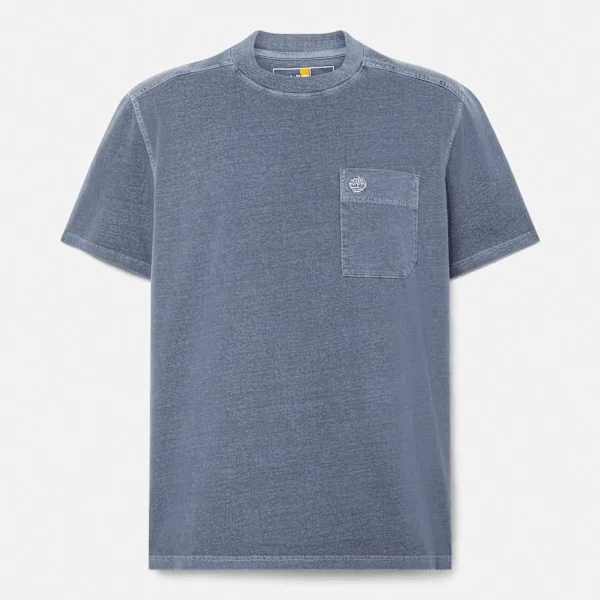 Herren-T-Shirt «Merrymack River» mit Brusttasche, stückgefärbt Herren-T-Shirt «Merrymack River» mit Brusttasche, stückgefärbt