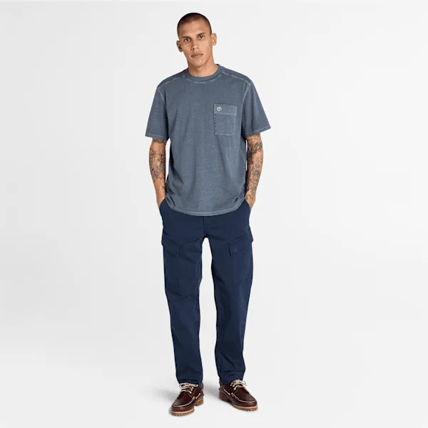 Herren-T-Shirt «Merrymack River» mit Brusttasche, stückgefärbt Herren-T-Shirt «Merrymack River» mit Brusttasche, stückgefärbt