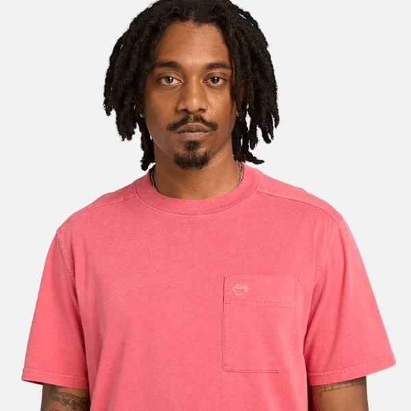 Herren-T-Shirt «Merrymack River» mit Brusttasche, stückgefärbt Herren-T-Shirt «Merrymack River» mit Brusttasche, stückgefärbt