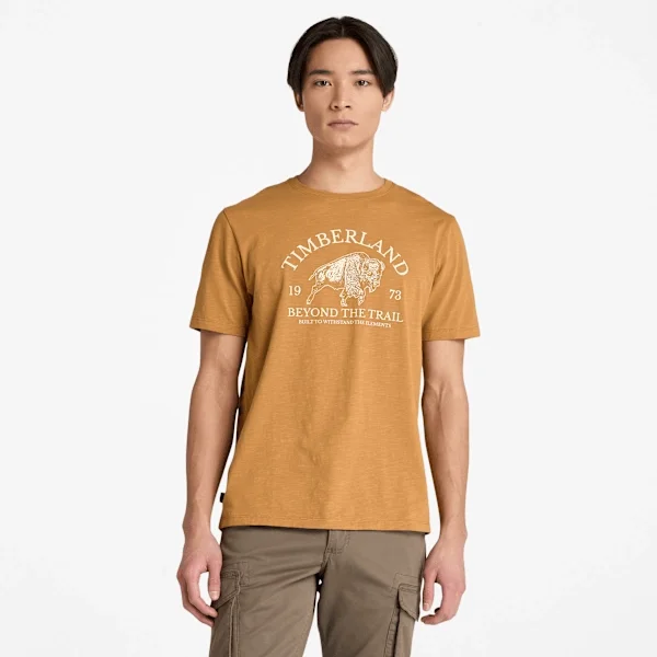 Herren-T-Shirt mit Grafikprint und Shorts-Ärmeln Herren-T-Shirt mit Grafikprint und Shorts-Ärmeln