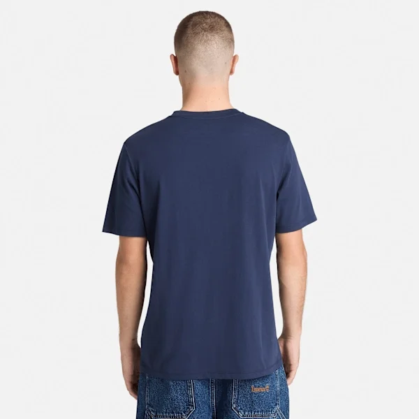 Herren-T-Shirt mit «Tree Logo Lake House»-Grafik Herren-T-Shirt mit «Tree Logo Lake House»-Grafik