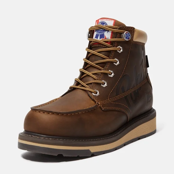 Herren Timberland PRO® und Pabst Blue Ribbon Gridworks 6 Soft Toe wasserdichter Arbeitsstiefel Herren Timberland PRO® und Pabst Blue Ribbon Gridworks 6 Soft Toe wasserdichter Arbeitsstiefel