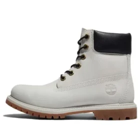 Hochwertige 6-Inch-Wasserdichte Stiefel „Hellgraues Nubukleder“