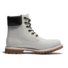Hochwertige 6-Inch-Wasserdichte Stiefel „Hellgraues Nubukleder“