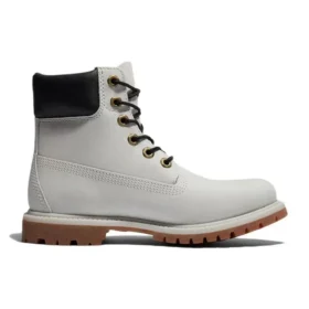 Hochwertige 6-Inch-Wasserdichte Stiefel „Hellgraues Nubukleder“