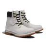 Hochwertige 6-Inch-Wasserdichte Stiefel „Hellgraues Nubukleder“