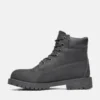 Junior Premium 6-Inch Waterproof Stiefel – Schwarzes Nubukleder Junior Premium 6-Inch Waterproof Stiefel – Schwarzes Nubukleder