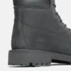 Junior Premium 6-Inch Waterproof Stiefel – Schwarzes Nubukleder Junior Premium 6-Inch Waterproof Stiefel – Schwarzes Nubukleder