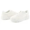 Laurel Court Low Lace Up Sneaker «White Canvas»