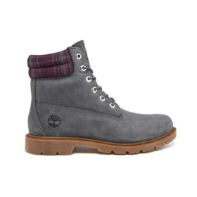 Linden Woods 6-Inch Boot, wasserdicht, «Dunkelgrau und bedruckter Kragen»