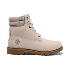Lindon Woods 6-Inch Boot «Beiges Nubukleder und bedruckter Kragen»