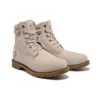 Lindon Woods 6-Inch Boot «Beiges Nubukleder und bedruckter Kragen»