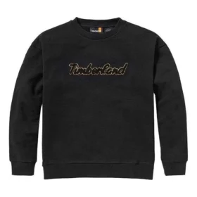 Logo-Crew-Sweater mit Struktur „Schwarz“